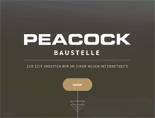 Tablet Screenshot of peacock-textiles.com